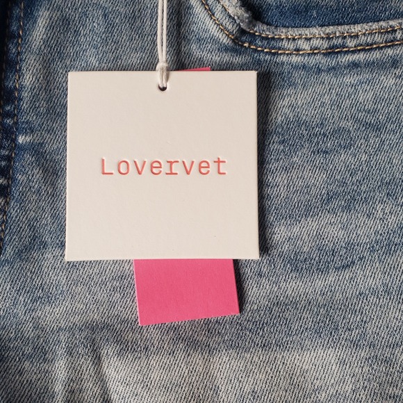 Lovervet by Vervet Flare Jeans Womens 16W High Rise Distressed Tummy Control - Picture 6 of 10